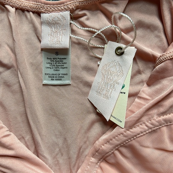 NWT Free People We Are HAH Eyes on Top Bodysuit in Copper Rose - Picture 5 of 7